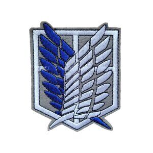 3/$15:  Attack on Titan Wings of Freedom Logo Embroidered Iron On Patch